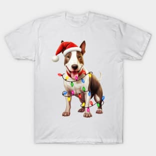 Christmas Bull Terrier T-Shirt